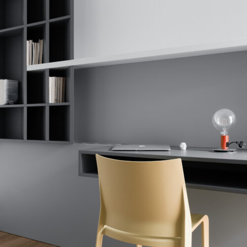 10 B0037469 camera da letto con parquet e mobili su misura